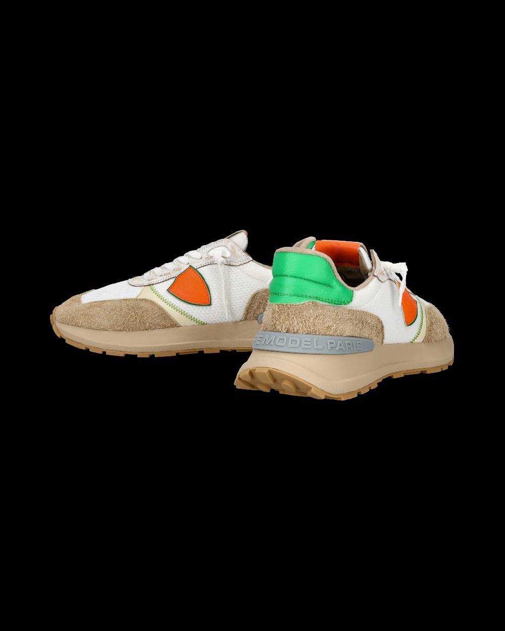 Philippe Model Sneaker Bassa Antibes Uomo - Bianco E Sabbia