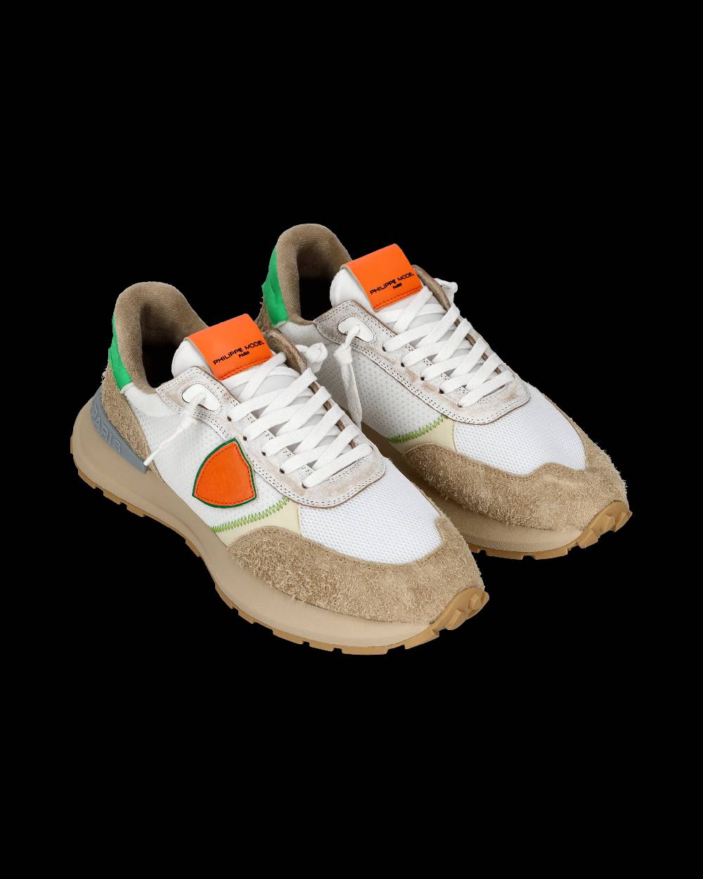 Philippe Model Sneaker bassa Antibes uomo - bianco e sabbia
