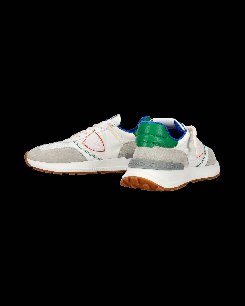 Philippe Model Sneaker Bassa Antibes Uomo - Bianco, Verde E Blu