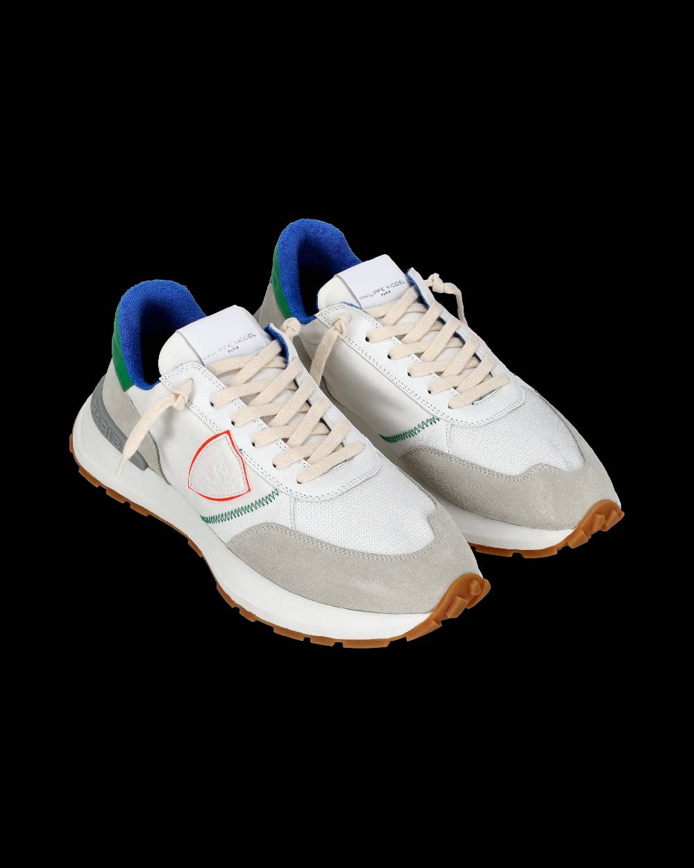 Philippe Model Sneaker bassa Antibes uomo - bianco, verde e blu