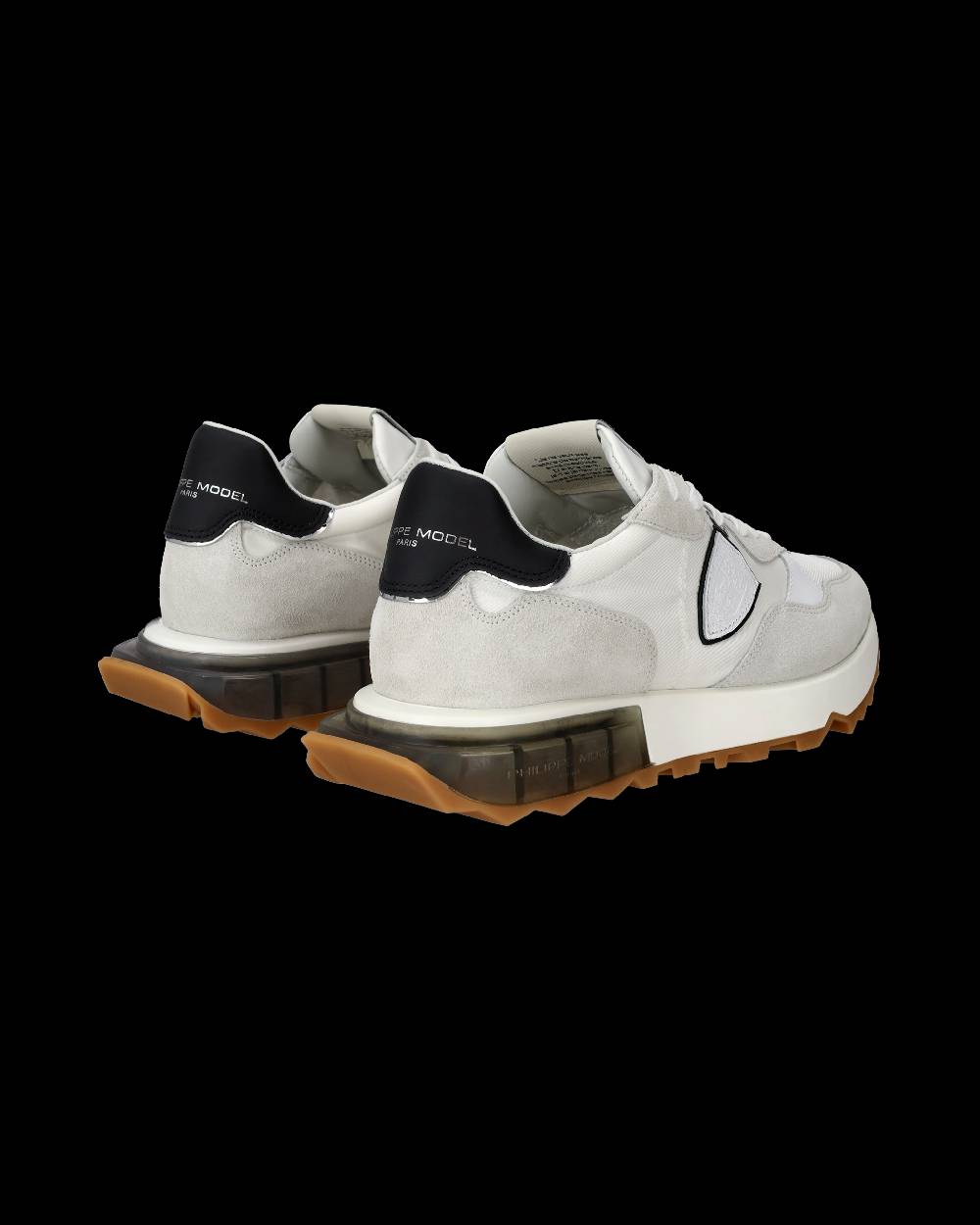 Philippe Model Sneaker Bassa La Rue Uomo - Bianco E Nero