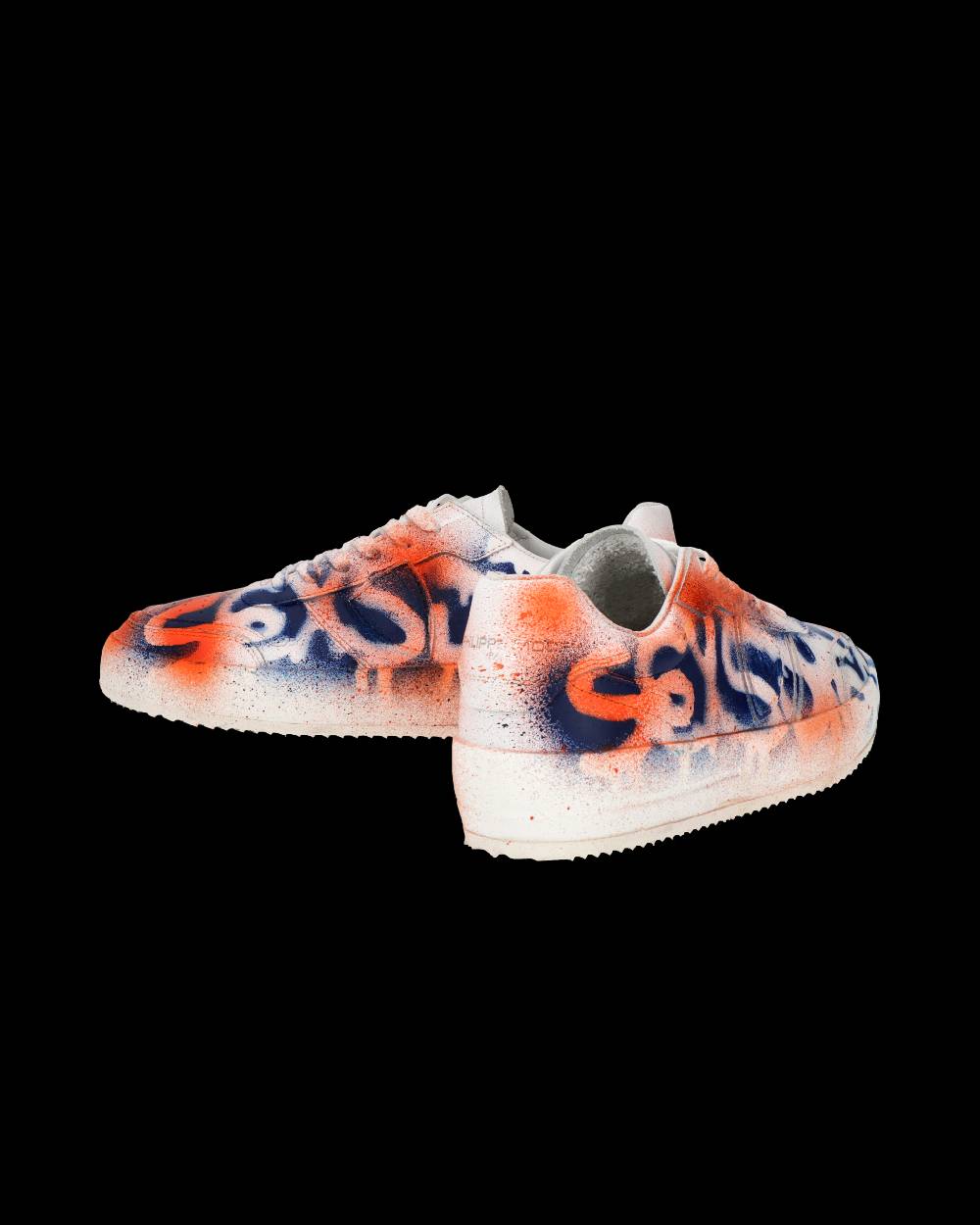 Philippe Model Sneaker Bassa Nice Donna - Bianco, Blu E Rosso