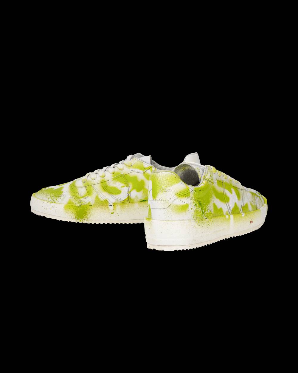 Philippe Model Sneaker Bassa Nice Donna - Bianco E Verde