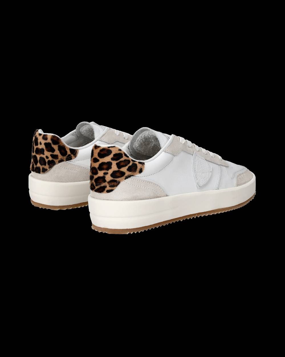Philippe Model Sneaker Bassa Nice Uomo - Bianco E Animalier