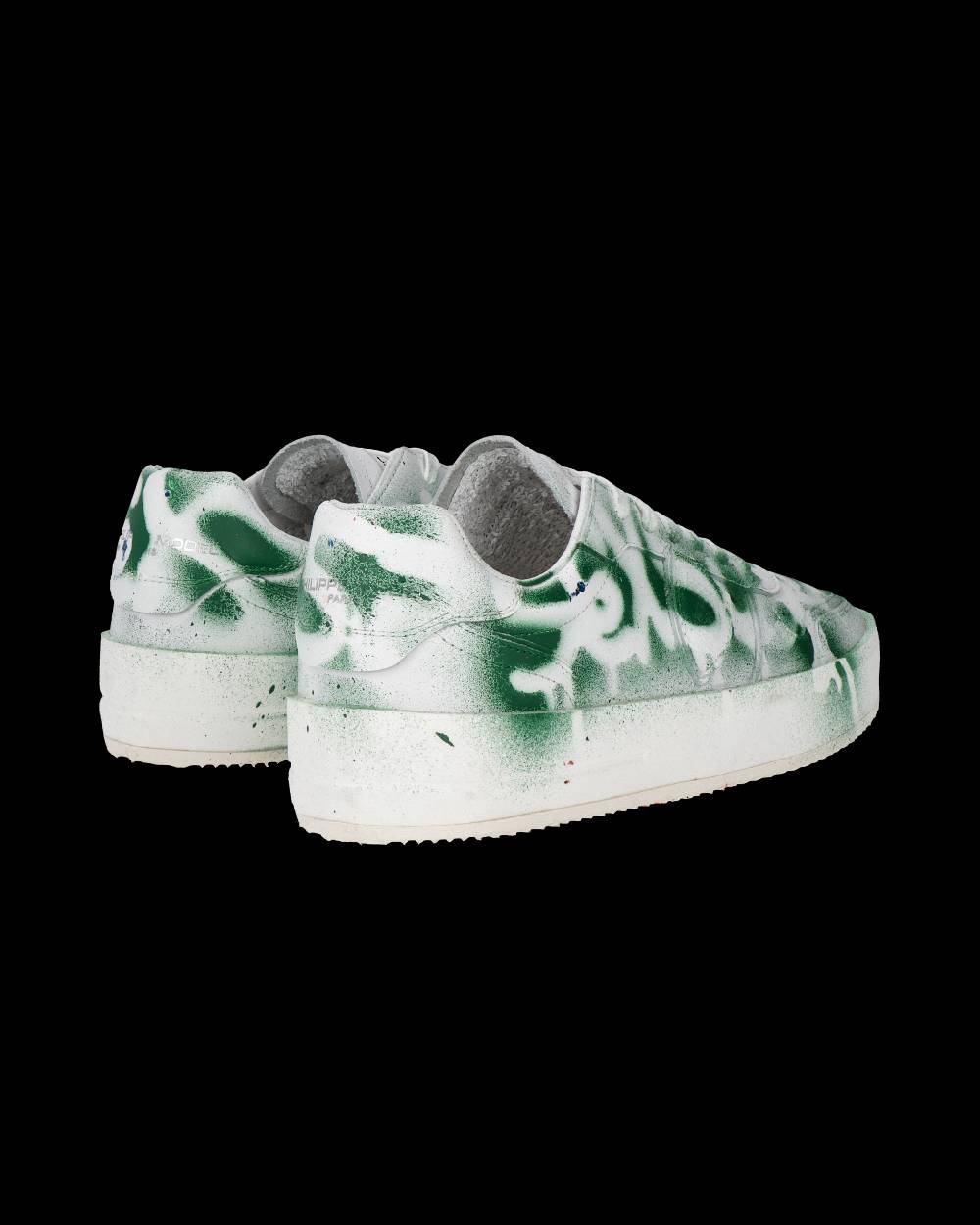 Philippe Model Sneaker Bassa Nice Uomo - Bianco E Verde