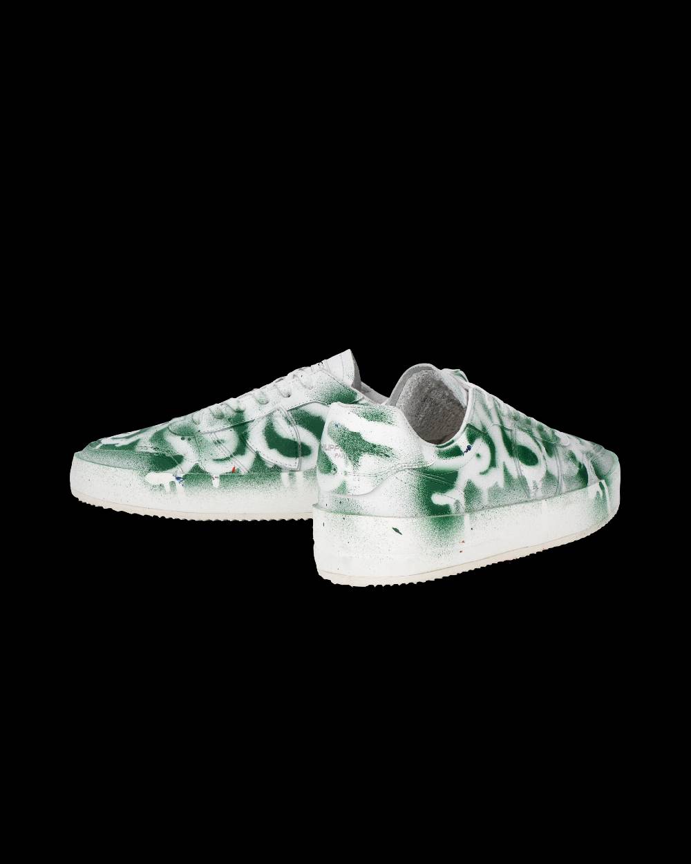 Philippe Model Sneaker Bassa Nice Uomo - Bianco E Verde