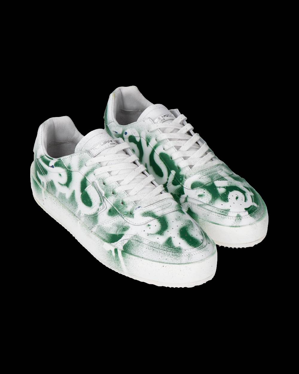 Philippe Model Sneaker bassa Nice uomo - bianco e verde
