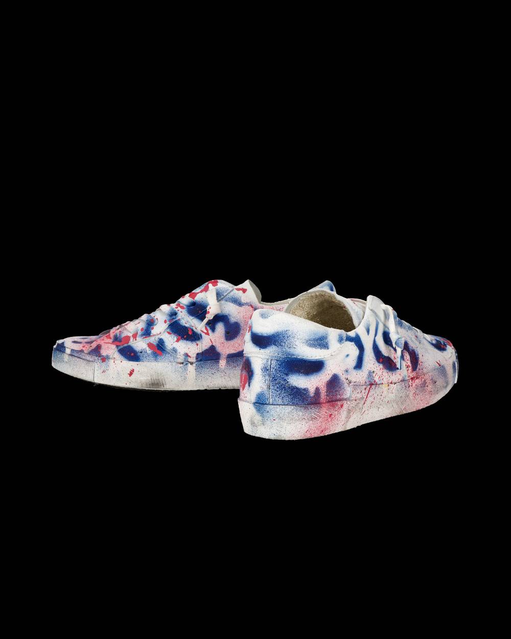 Philippe Model Sneaker Bassa PRSX Donna - Bianco, Blu E Rosso