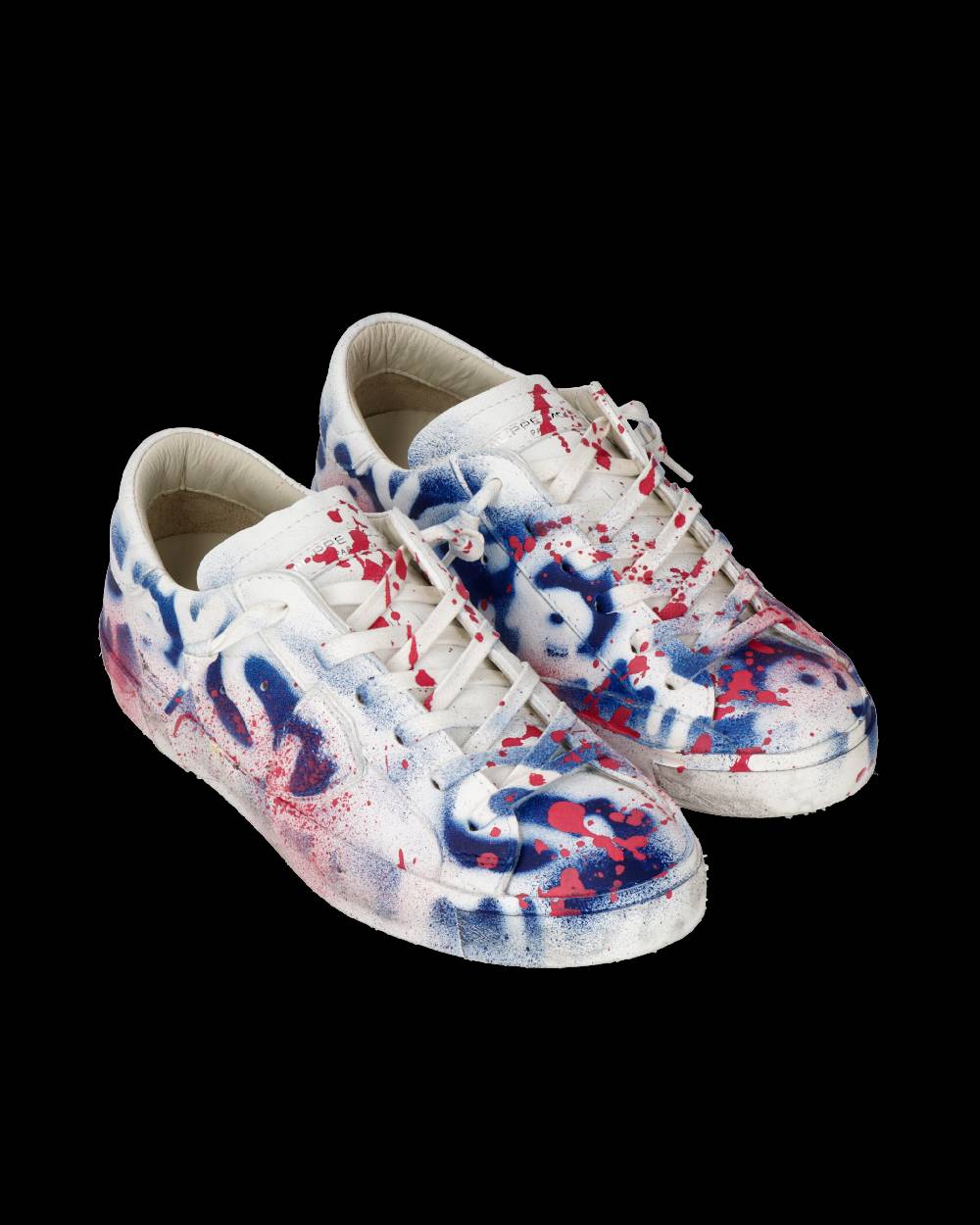 Philippe Model Sneaker bassa PRSX donna - bianco, blu e rosso