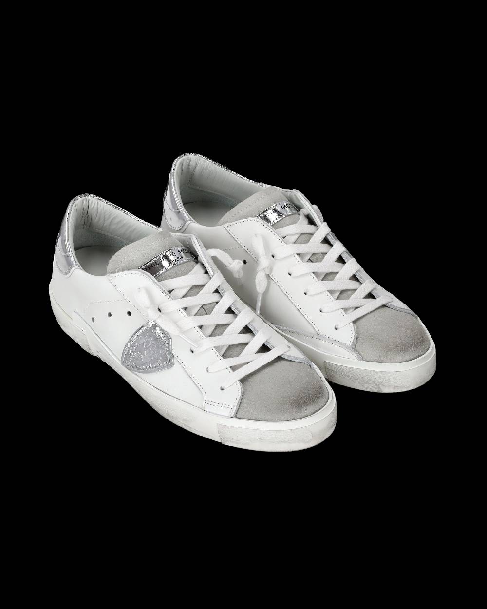 Philippe Model Sneaker bassa Prsx donna - bianco e argento