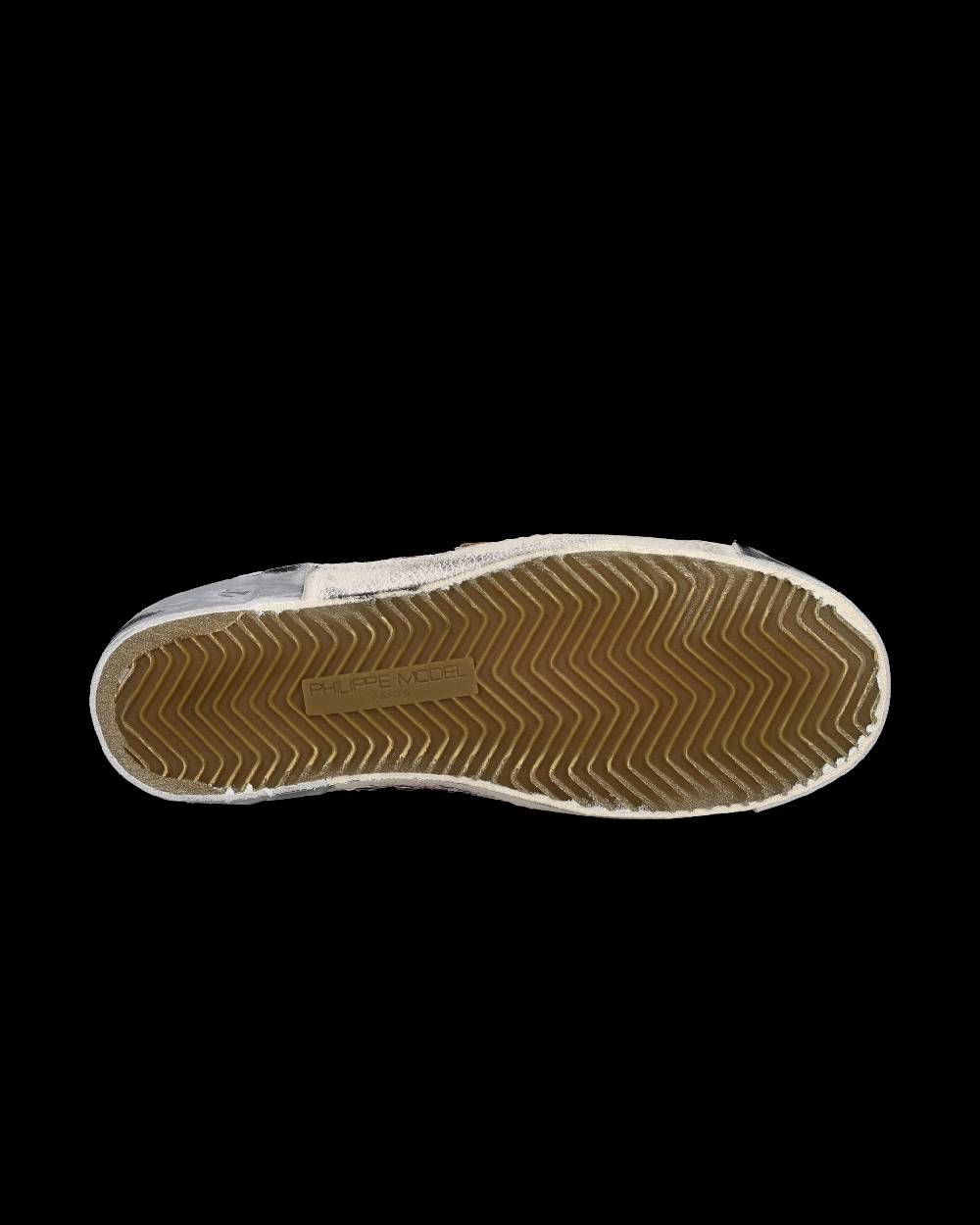 Philippe Model Sneaker Bassa PRSX Donna - Bianco E Argento