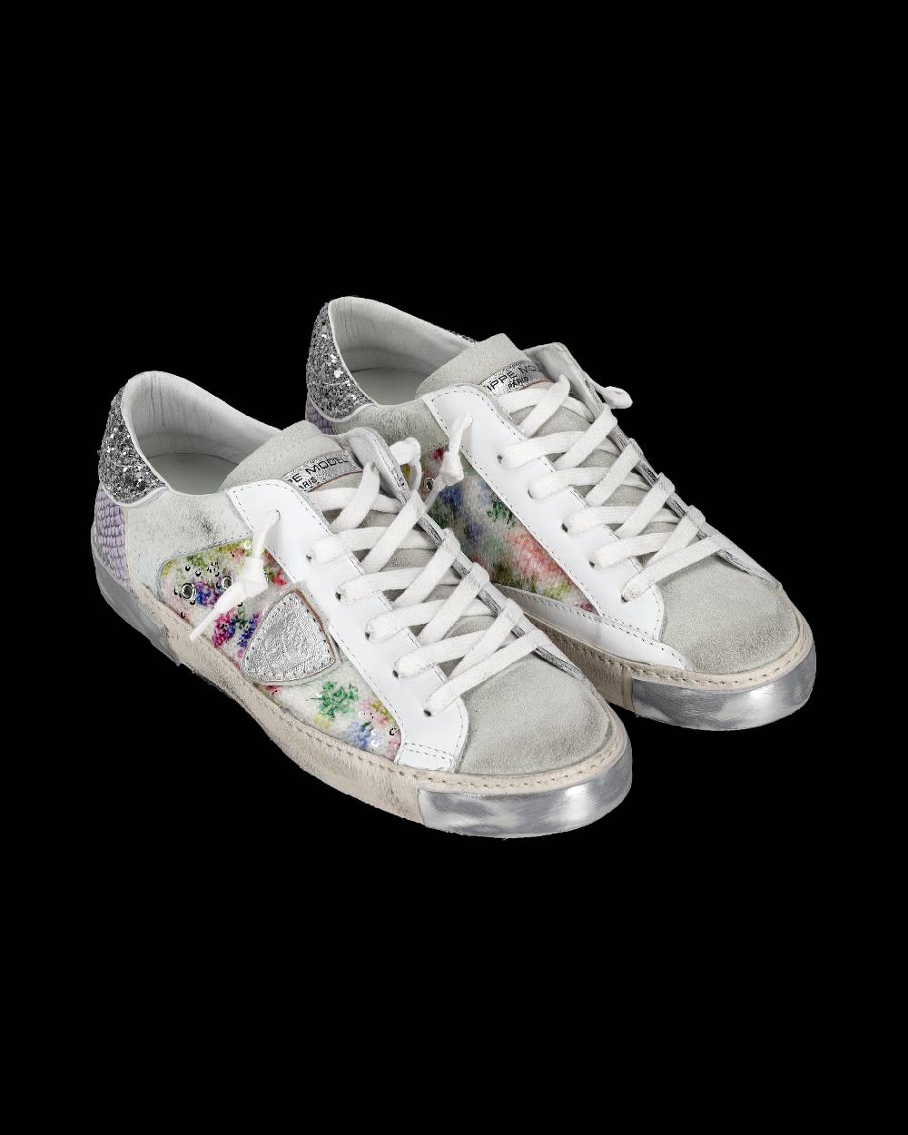 Philippe Model Sneaker bassa PRSX donna - bianco e argento