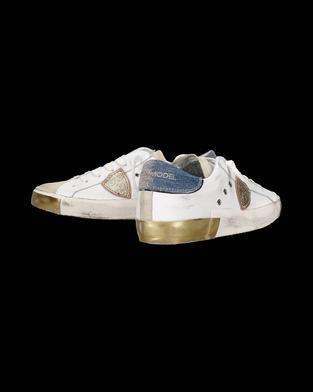 Philippe Model Sneaker Bassa PRSX Donna - Bianco E Azzurro