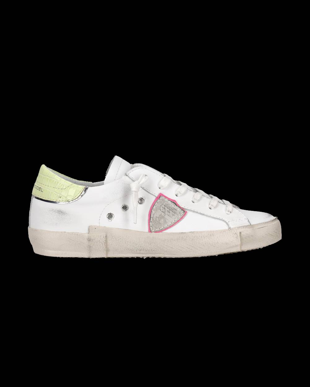 Philippe Model Sneaker Bassa PRSX Donna - Bianco E Giallo