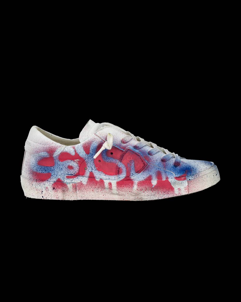 Philippe Model Sneaker Bassa PRSX Donna - Bianco, Rosso E Blu