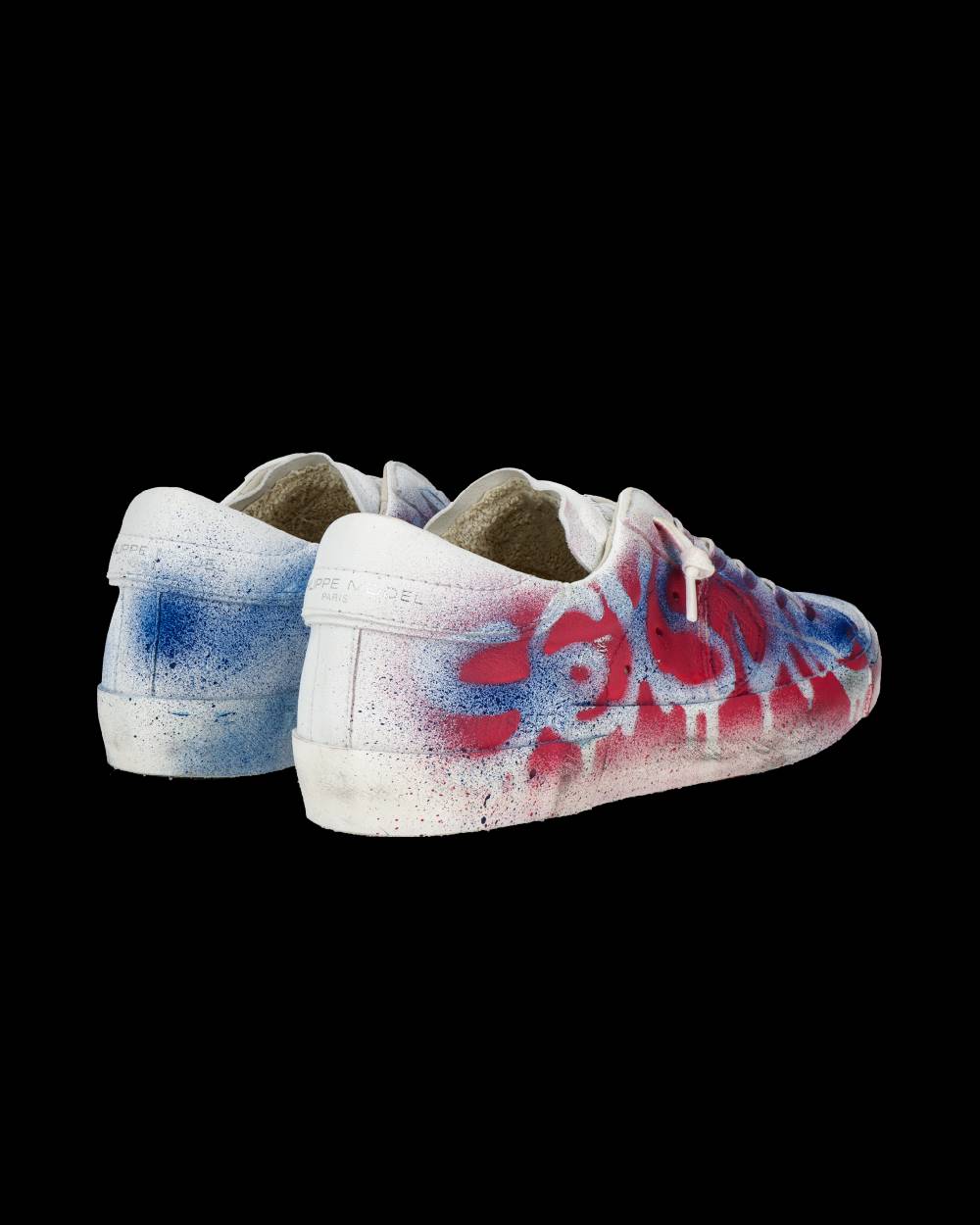 Philippe Model Sneaker Bassa PRSX Donna - Bianco, Rosso E Blu