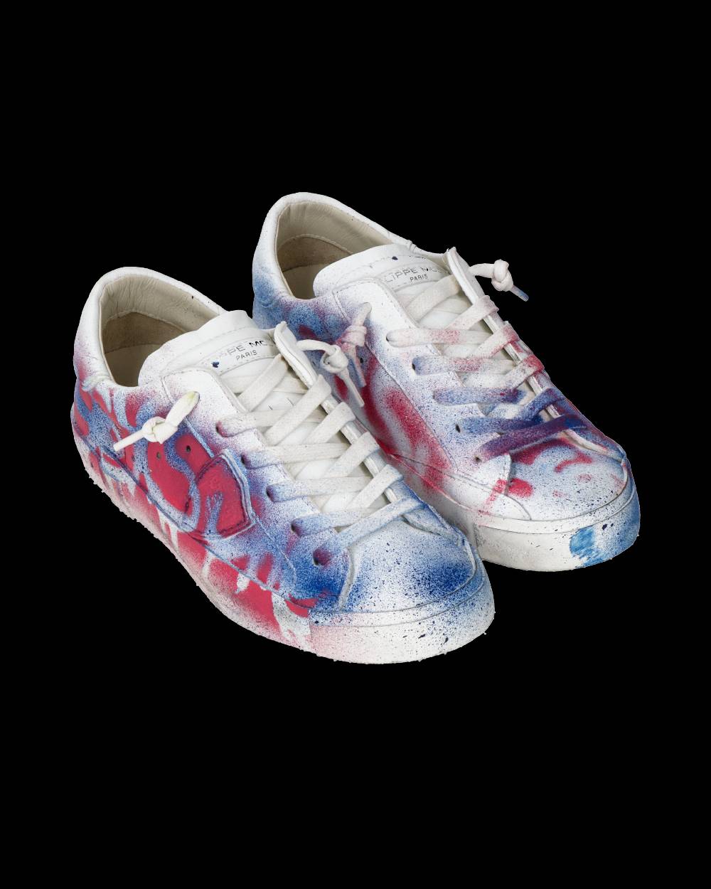 Philippe Model Sneaker bassa PRSX donna - bianco, rosso e blu