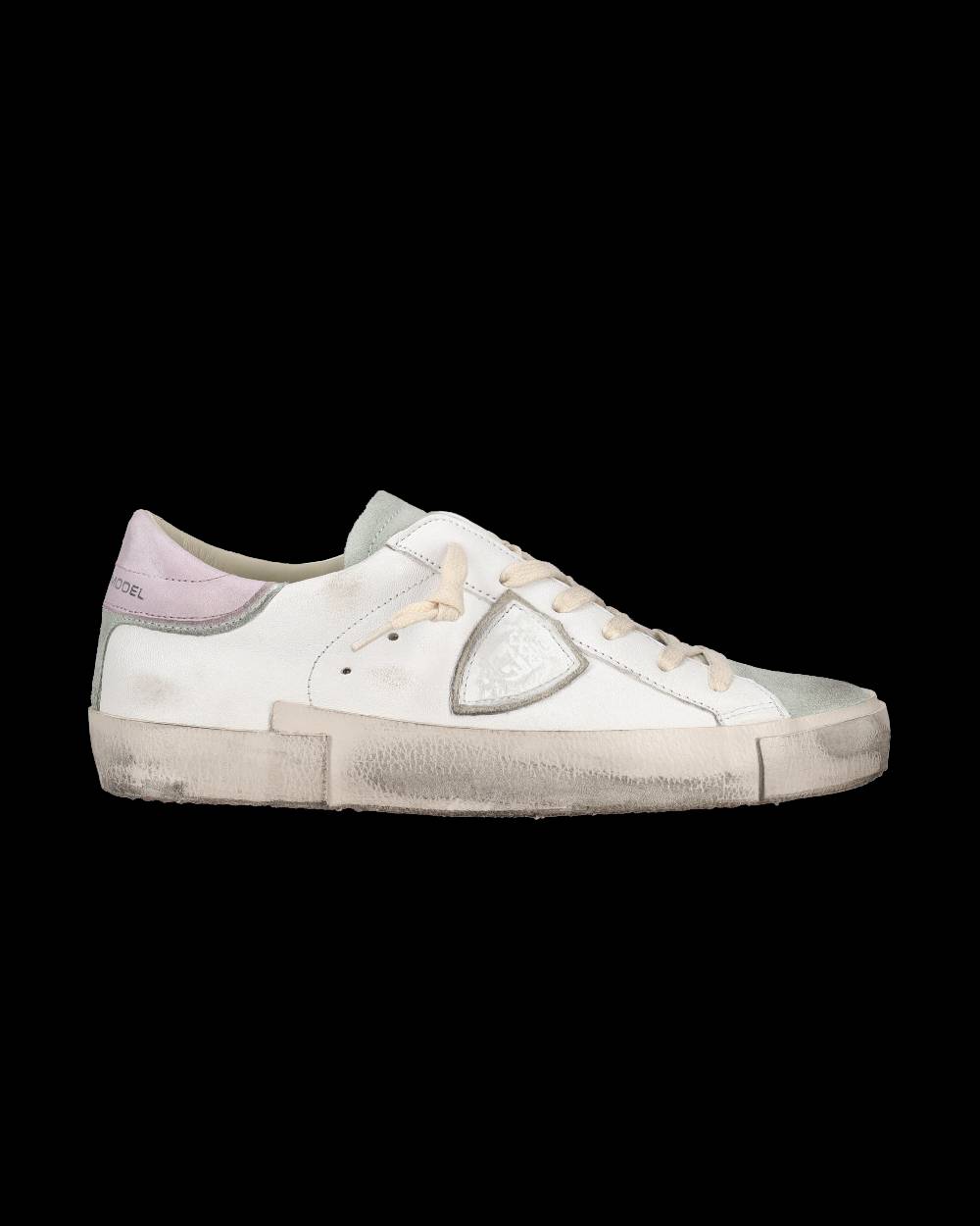 Philippe Model Sneaker Bassa PRSX Donna - Bianco, Verde Acqua E Rosa