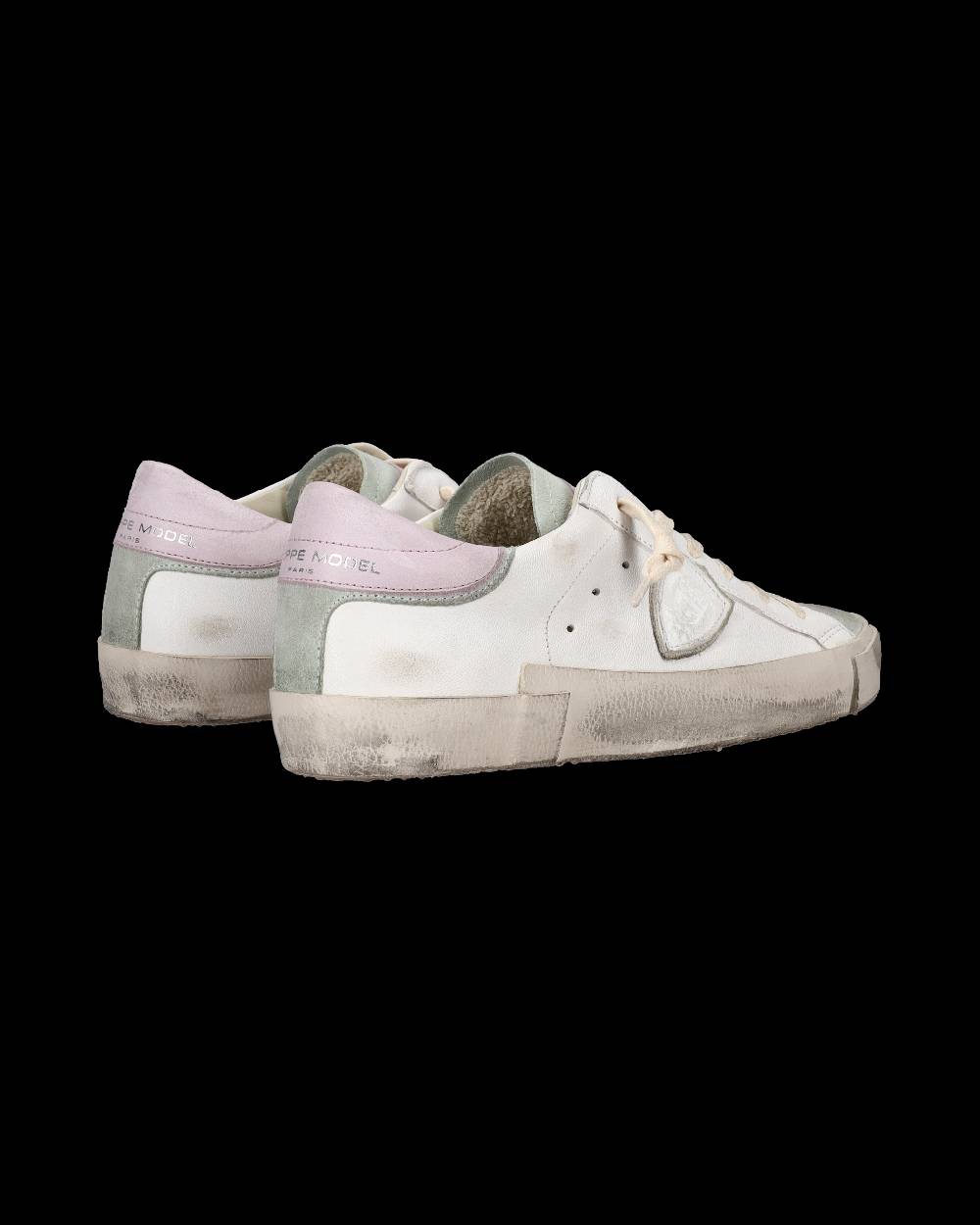 Philippe Model Sneaker Bassa PRSX Donna - Bianco, Verde Acqua E Rosa