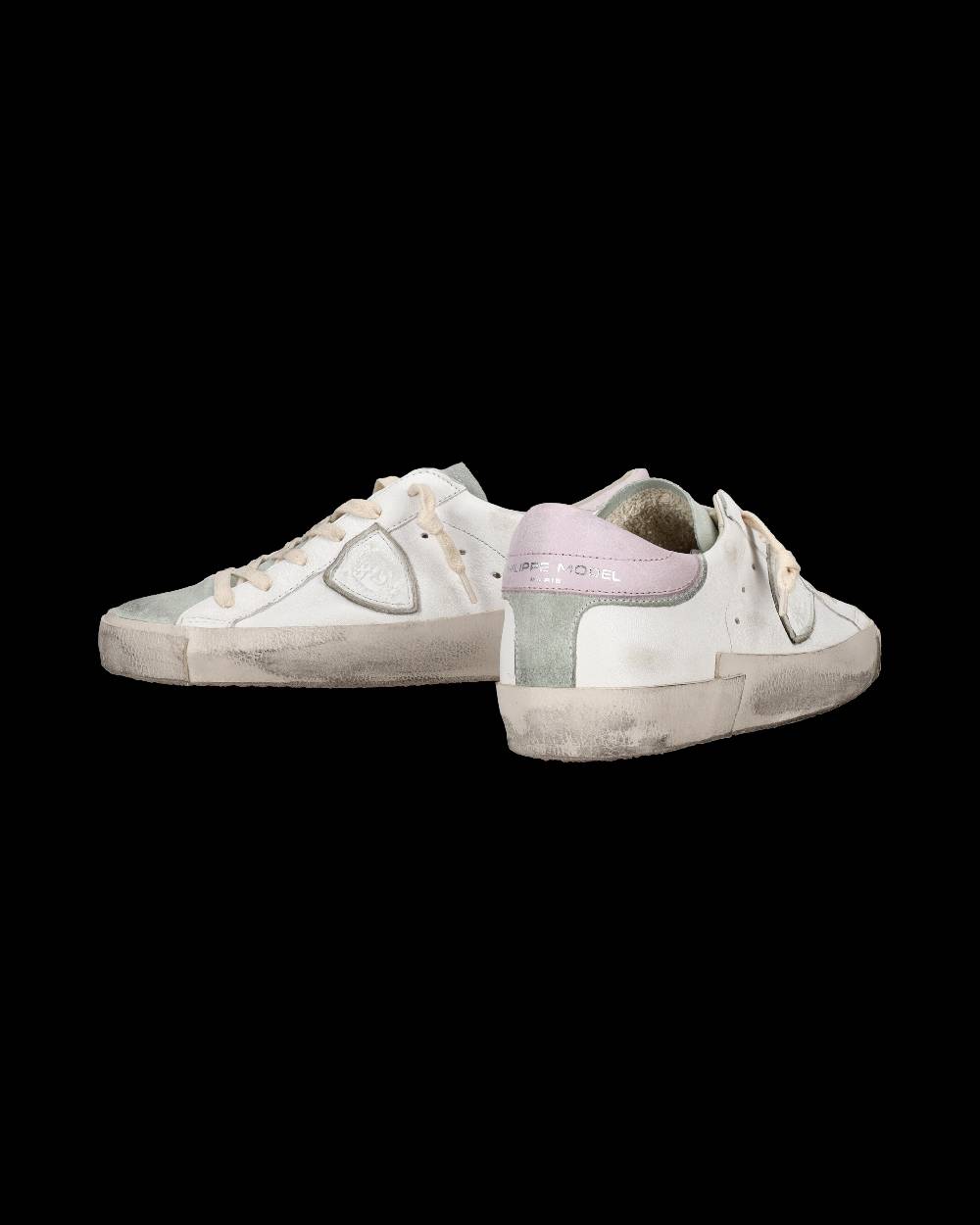 Philippe Model Sneaker Bassa PRSX Donna - Bianco, Verde Acqua E Rosa