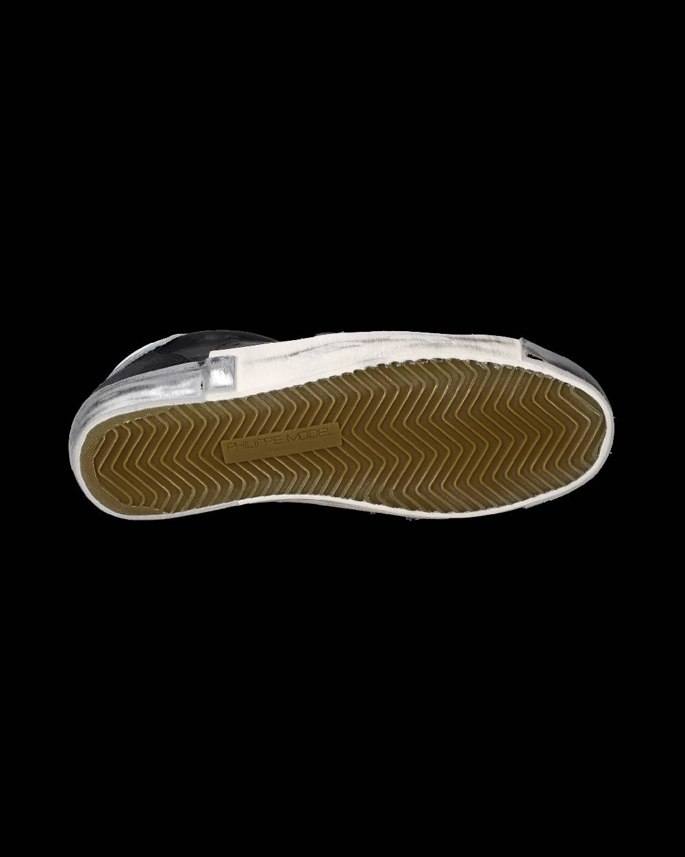 Philippe Model Sneaker Bassa Prsx Donna - Nero E Argento