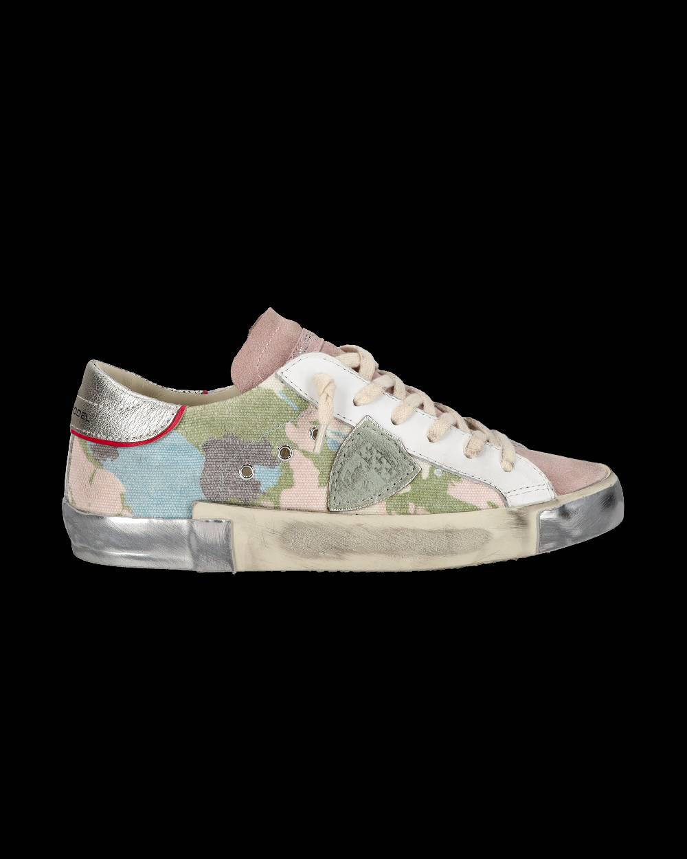 Philippe Model Sneaker Bassa PRSX Donna - Verde E Oro