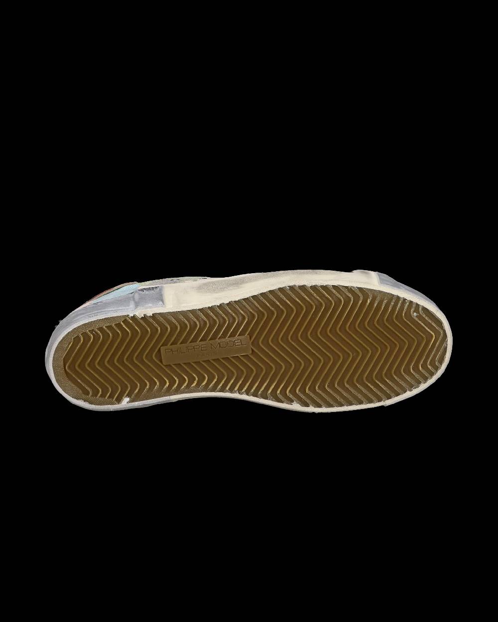 Philippe Model Sneaker Bassa PRSX Donna - Verde E Oro