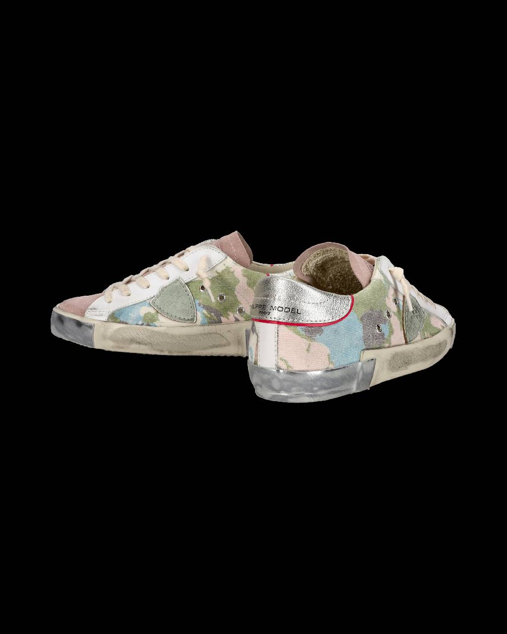 Philippe Model Sneaker Bassa PRSX Donna - Verde E Oro
