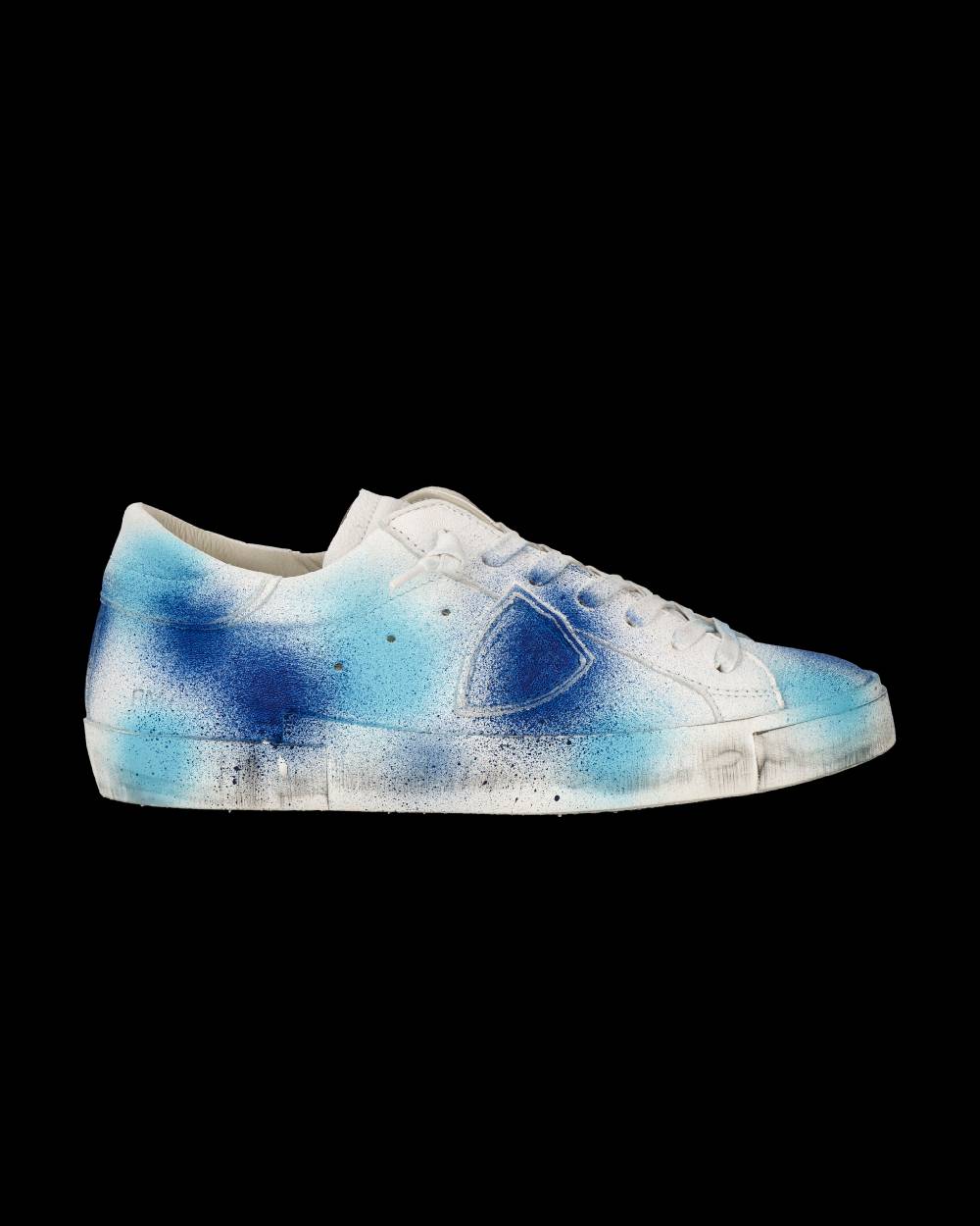 Philippe Model Sneaker Bassa PRSX Uomo - Bianco, Blu E Azzurro