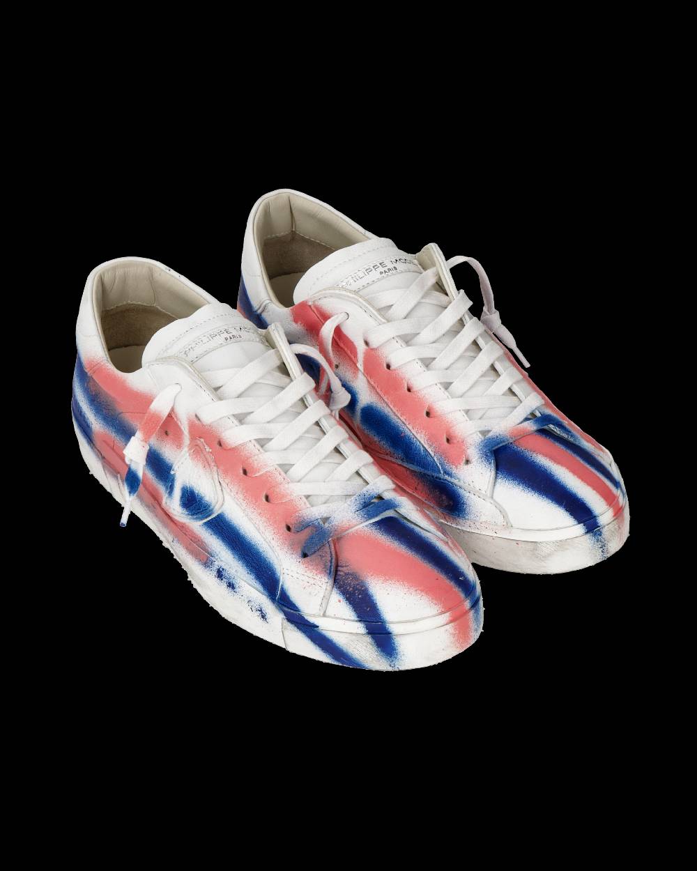 Philippe Model Sneaker bassa PRSX uomo - bianco, blu e rosa