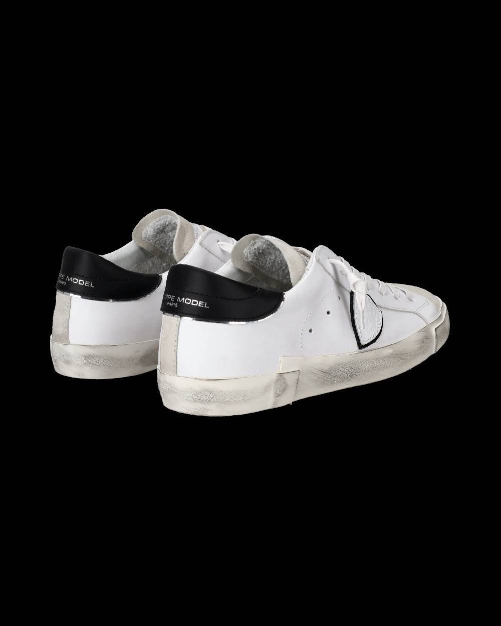 Philippe Model Sneaker Bassa Prsx Uomo - Bianco E Nero