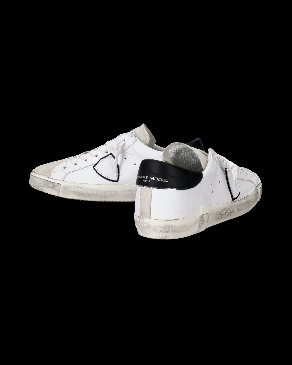 Philippe Model Sneaker Bassa Prsx Uomo - Bianco E Nero