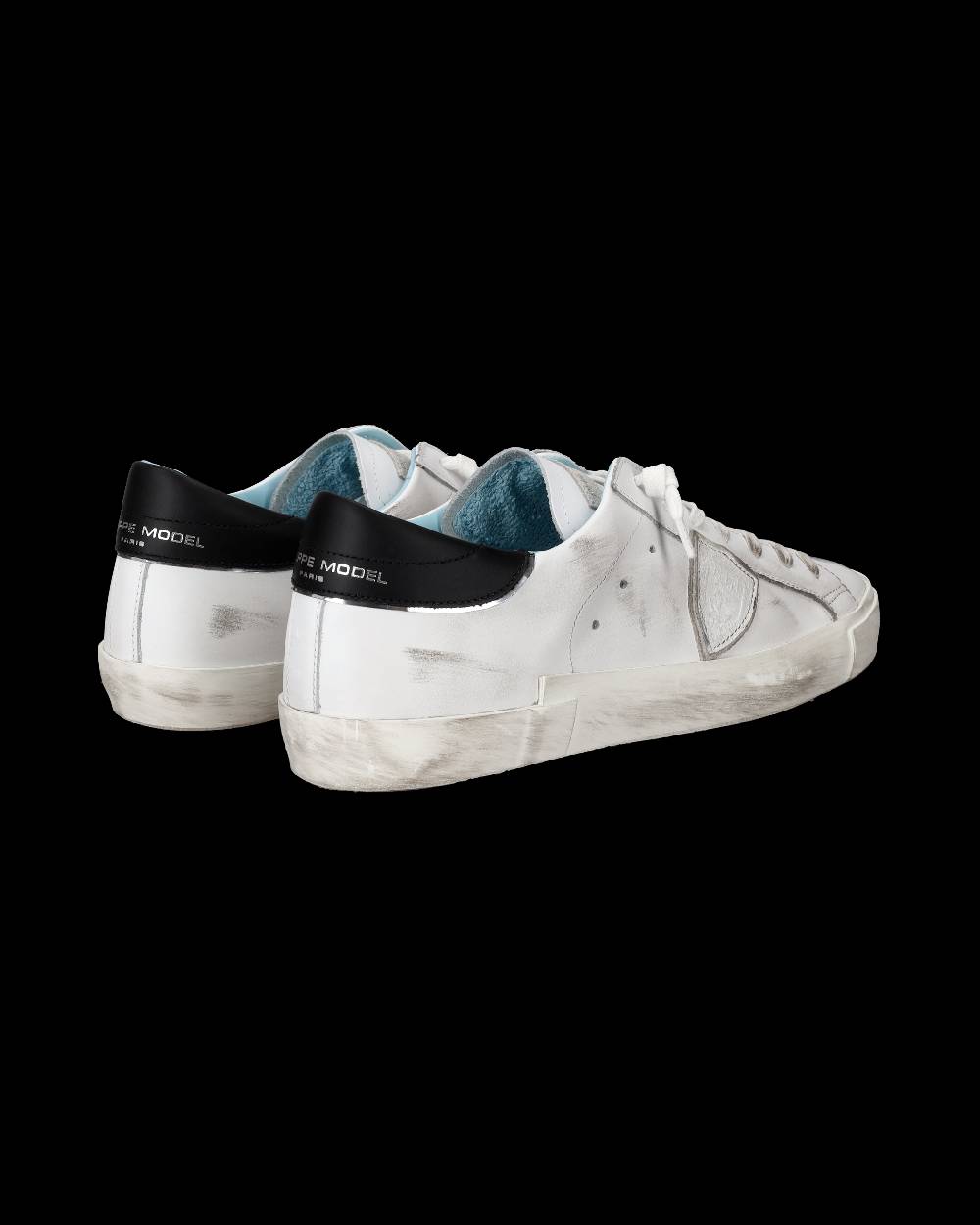 Philippe Model Sneaker Bassa Prsx Uomo - Bianco E Nero