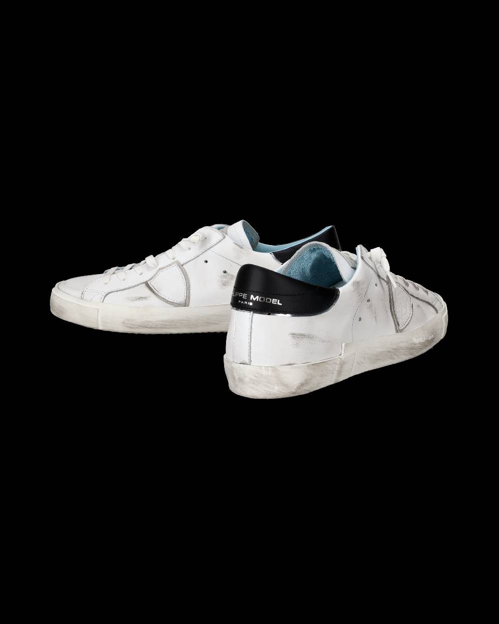 Philippe Model Sneaker Bassa Prsx Uomo - Bianco E Nero
