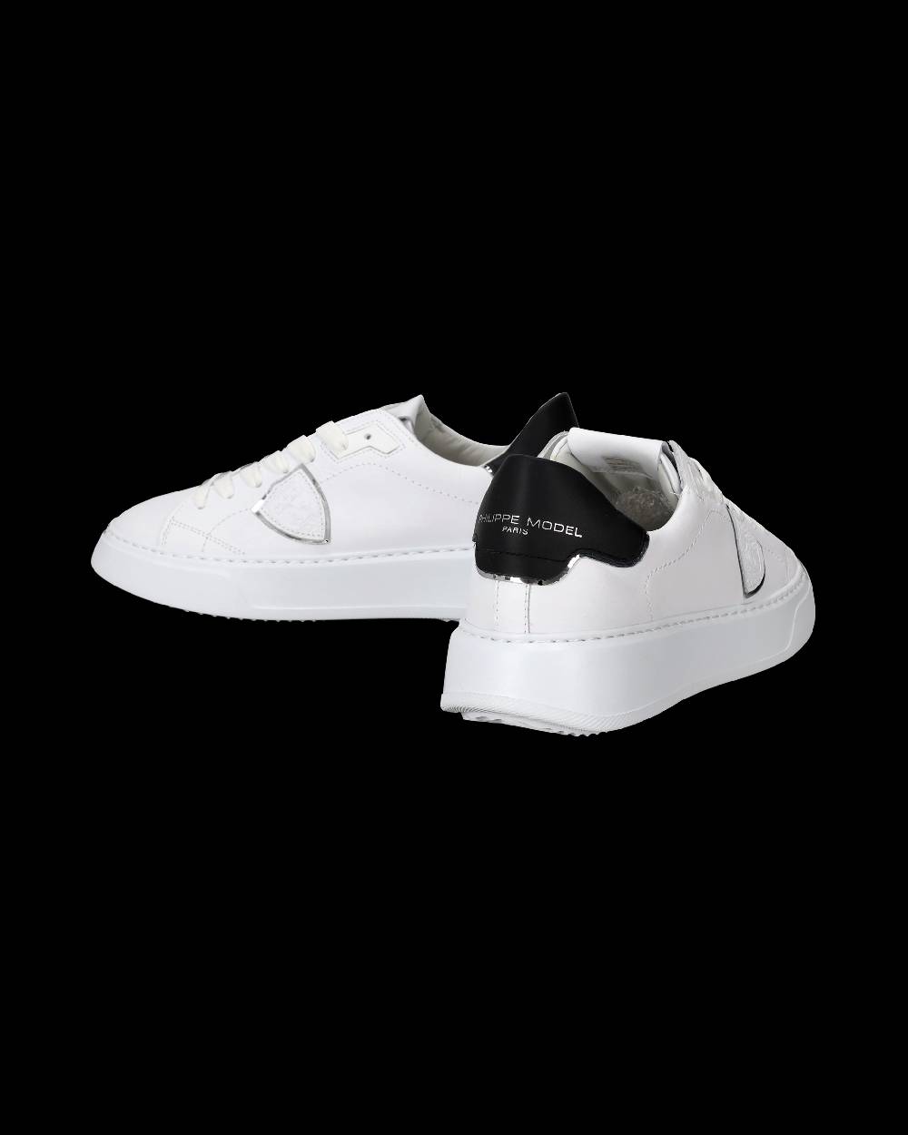 Philippe Model Sneaker Bassa Temple Donna - Bianco E Nero