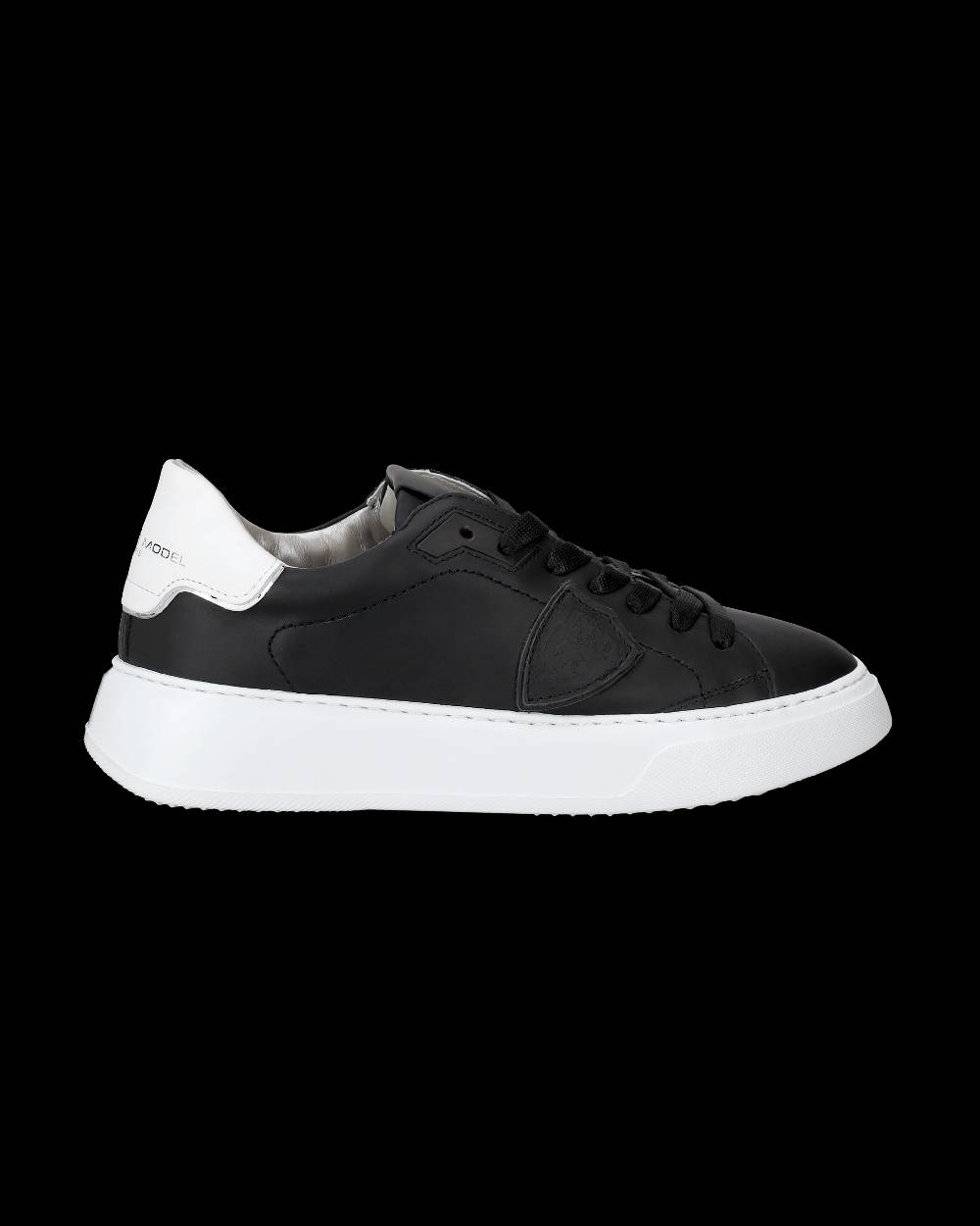 Philippe Model Sneaker Bassa Temple Donna - Nero E Bianco