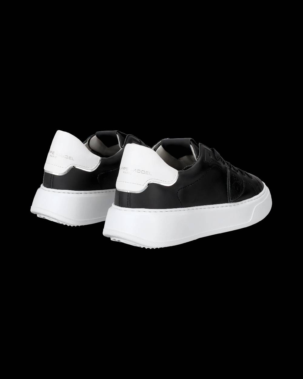 Philippe Model Sneaker Bassa Temple Donna - Nero E Bianco
