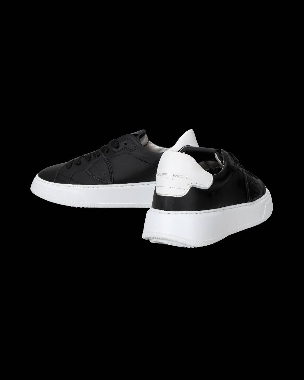 Philippe Model Sneaker Bassa Temple Donna - Nero E Bianco