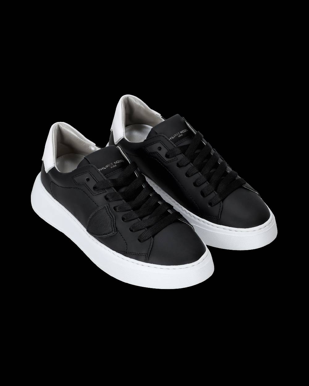 Philippe Model Sneaker bassa Temple donna - nero e bianco