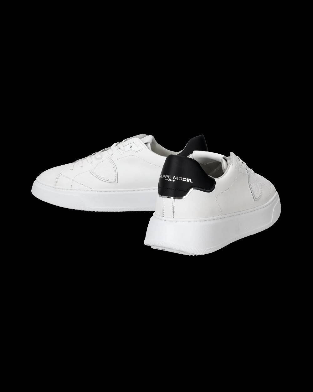 Philippe Model Sneaker Bassa Temple Uomo - Bianco E Nero