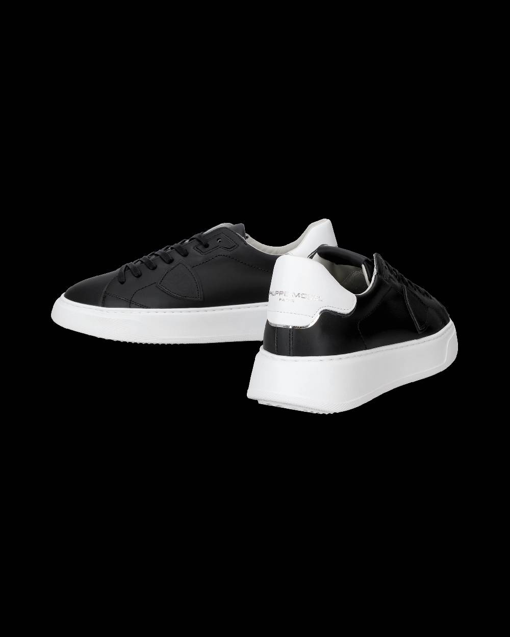 Philippe Model Sneaker Bassa Temple Uomo - Nero E Bianco