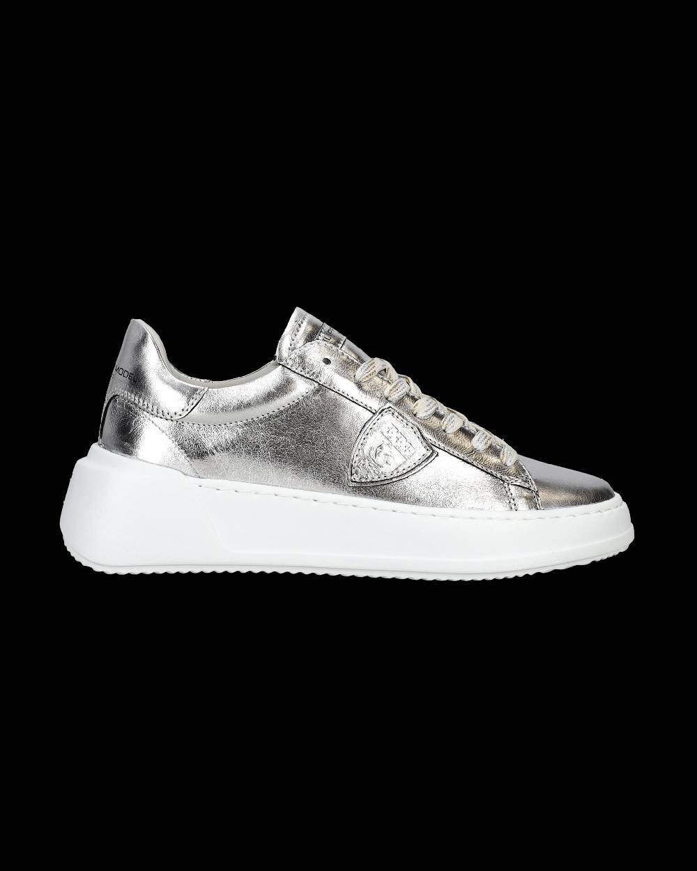 Philippe Model Sneaker Bassa Tres Temple Donna - Argento
