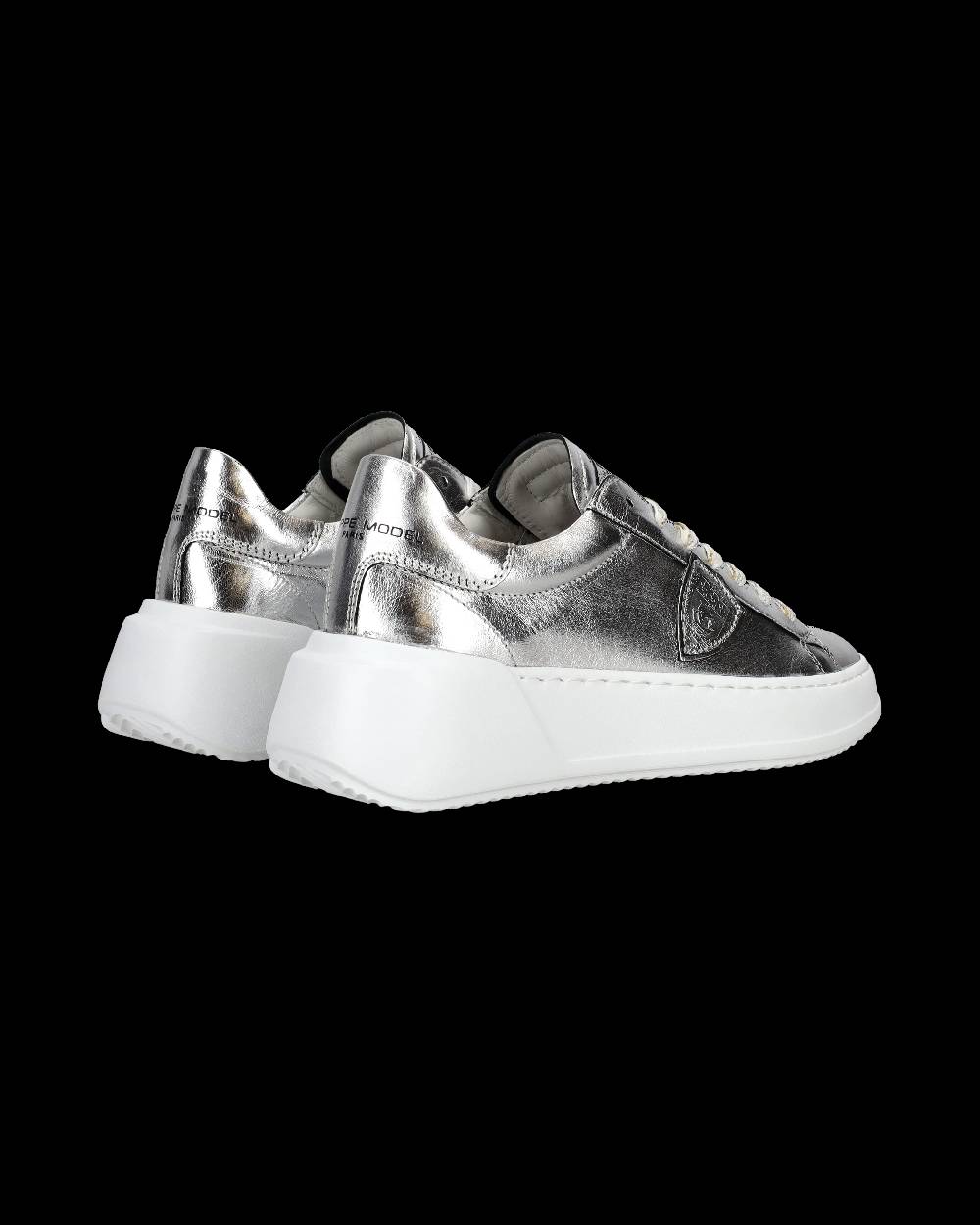 Philippe Model Sneaker Bassa Tres Temple Donna - Argento