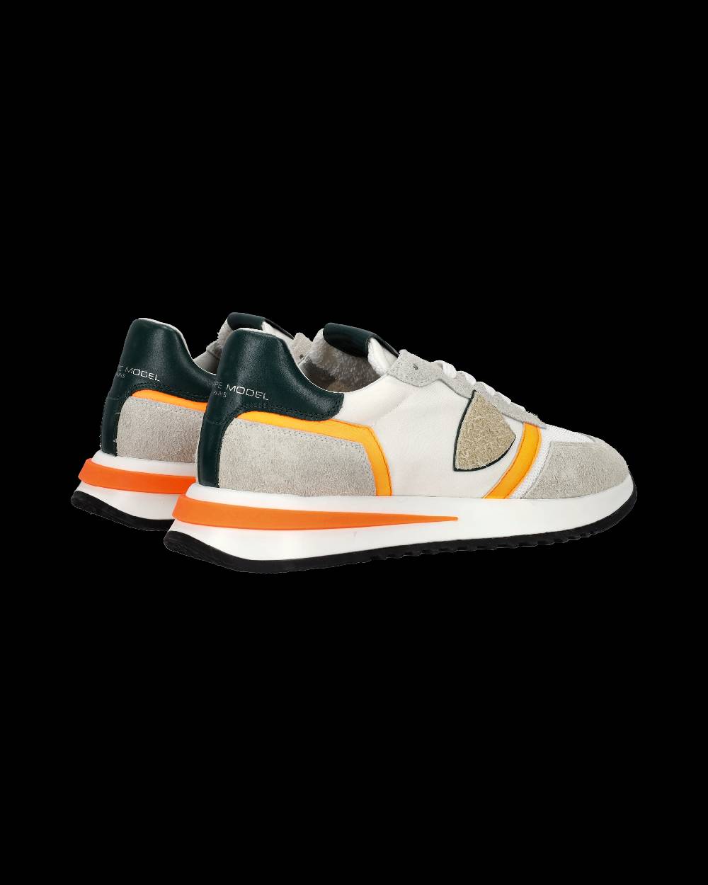 Philippe Model Sneaker Bassa Tropez 2.1 Uomo - Bianco E Arancio