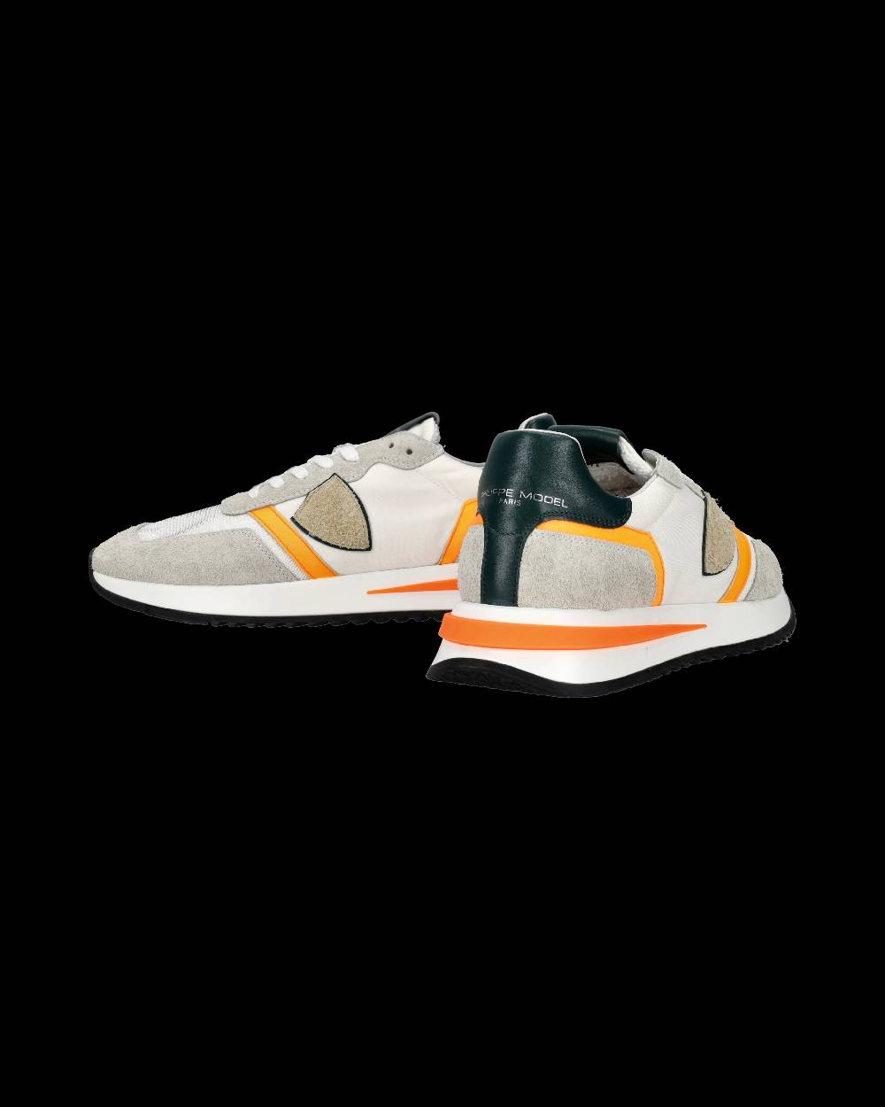 Philippe Model Sneaker Bassa Tropez 2.1 Uomo - Bianco E Arancio