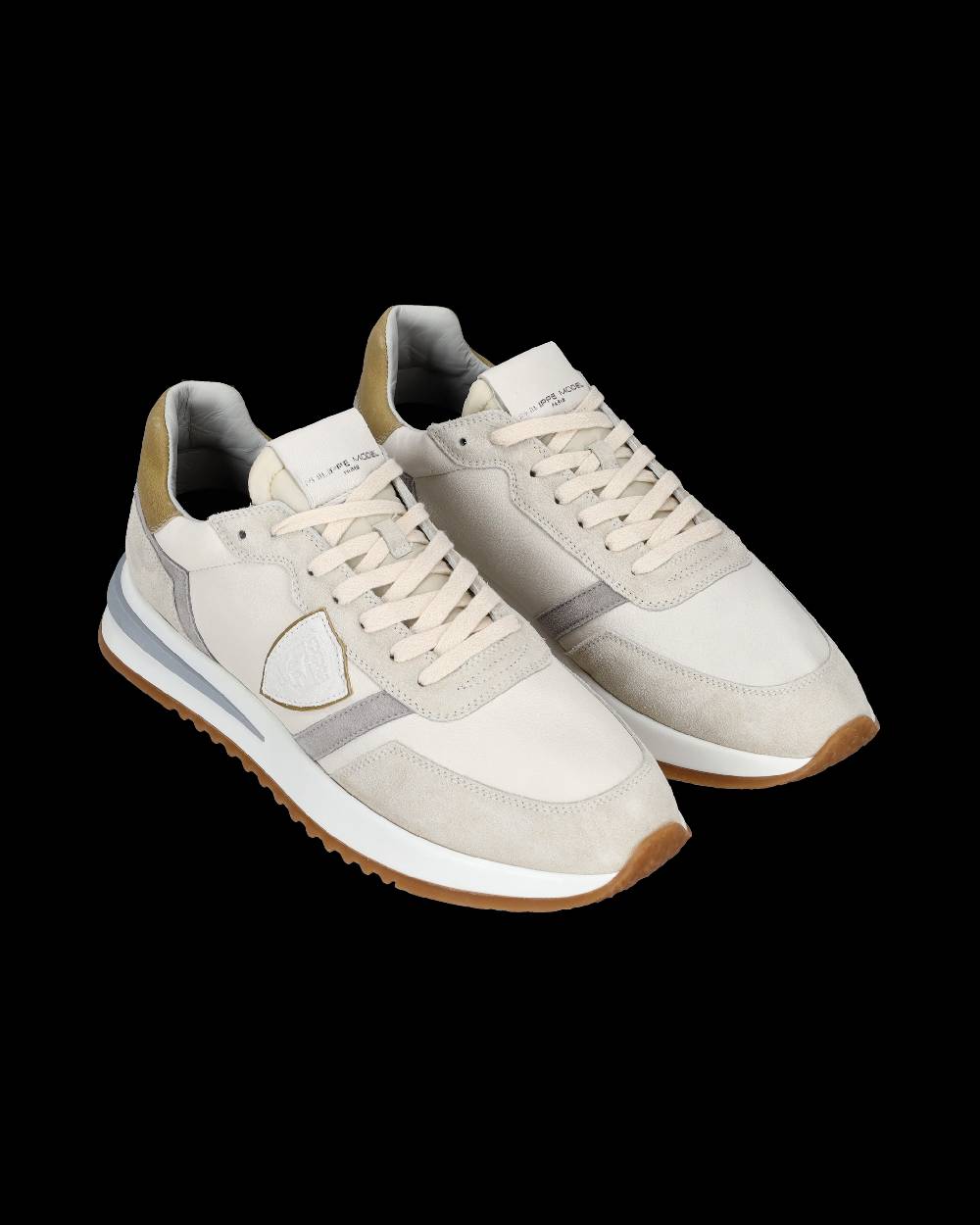 Philippe Model Sneaker bassa Tropez 2.1 uomo - bianco e senape