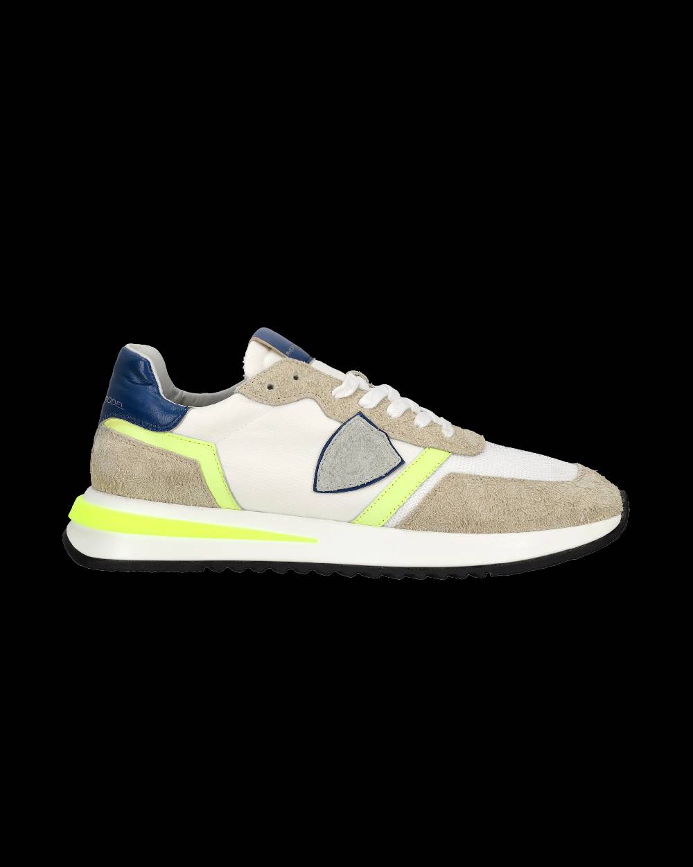 Philippe Model Sneaker Bassa Tropez 2.1 Uomo - Bianco, Giallo E Blu