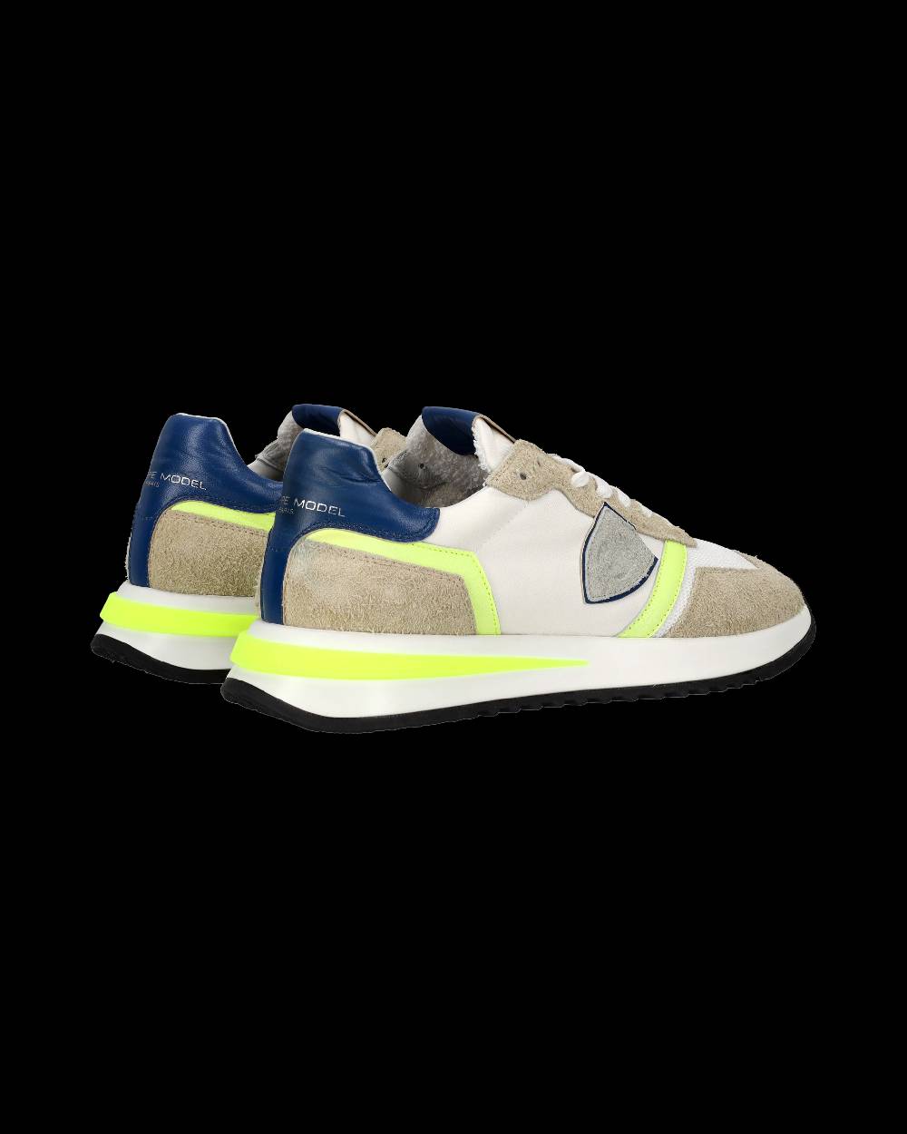 Philippe Model Sneaker Bassa Tropez 2.1 Uomo - Bianco, Giallo E Blu