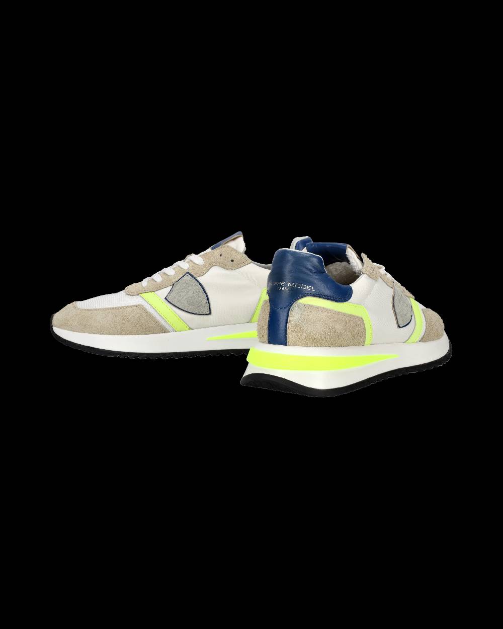 Philippe Model Sneaker Bassa Tropez 2.1 Uomo - Bianco, Giallo E Blu