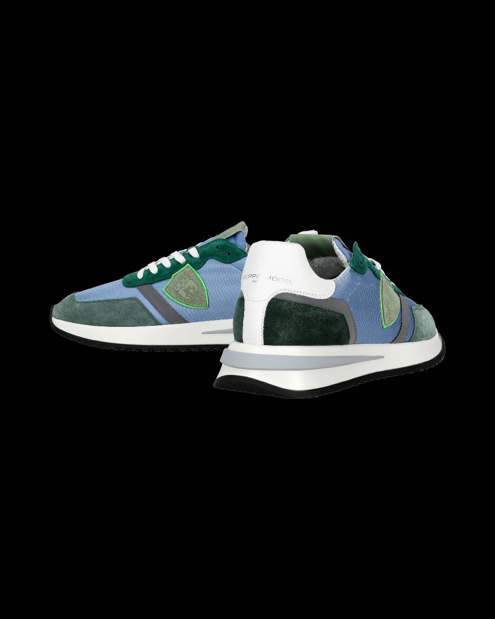 Philippe Model Sneaker Bassa Tropez 2.1 Uomo - Verde E Azzurro